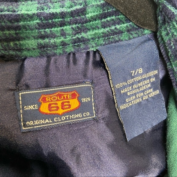 NWT Route 66‎ green corduroy button down Sz 7/8 - Picture 4 of 7